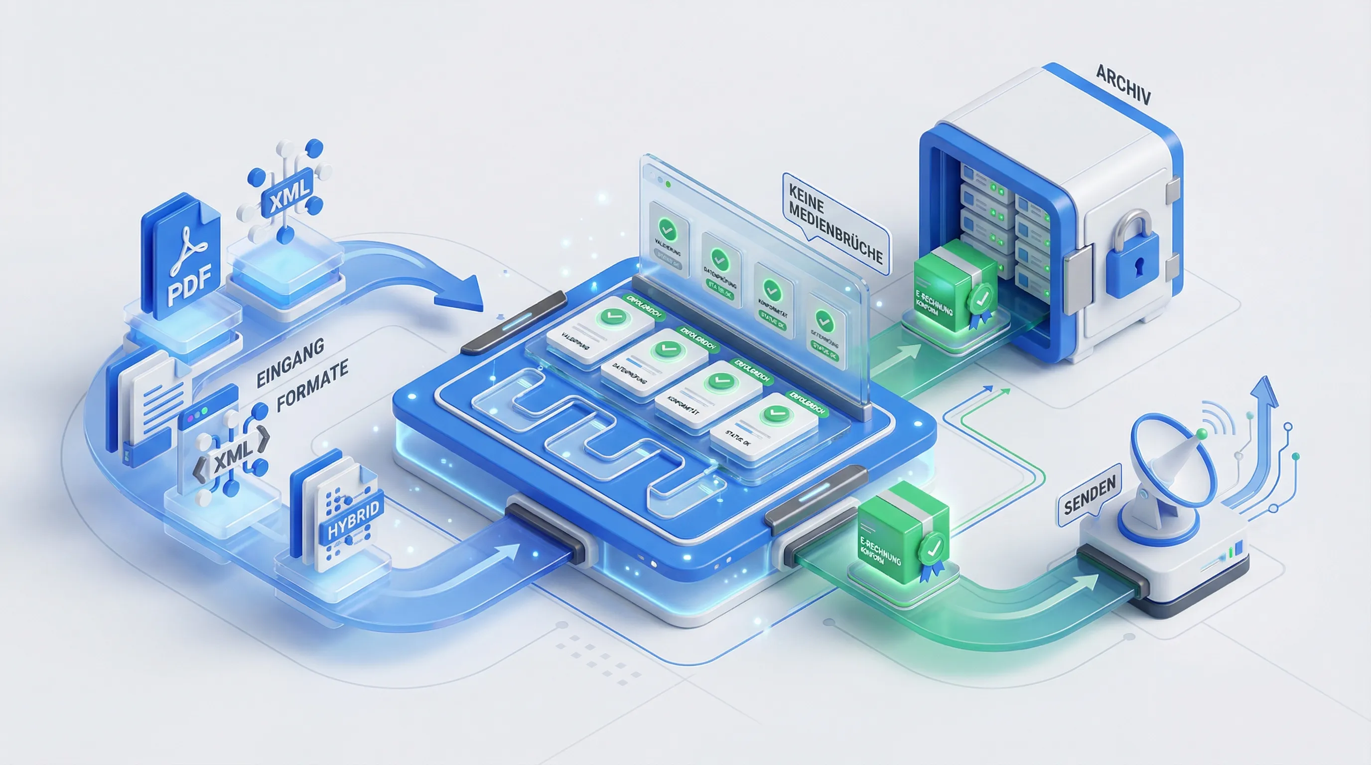Titelbild für den Artikel: DATEV und XRechnung: Praktischer Workflow ohne Medienbruch