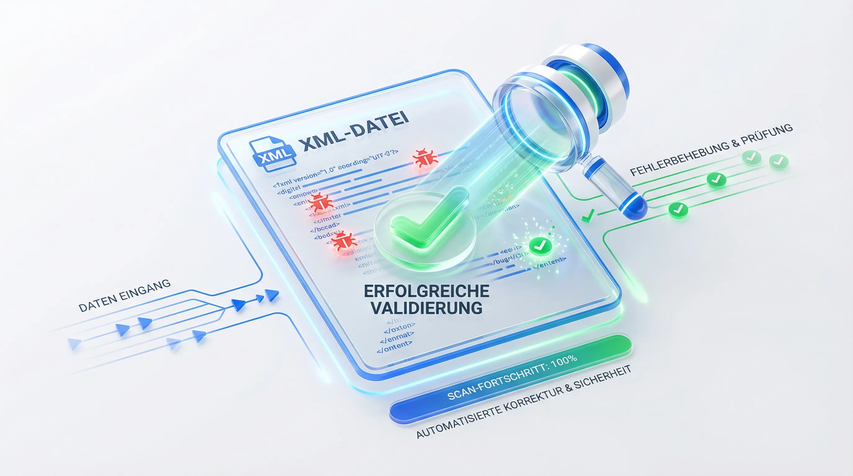 Titelbild für den Artikel: XRechnung validieren: Guide mit KoSIT-Regeln